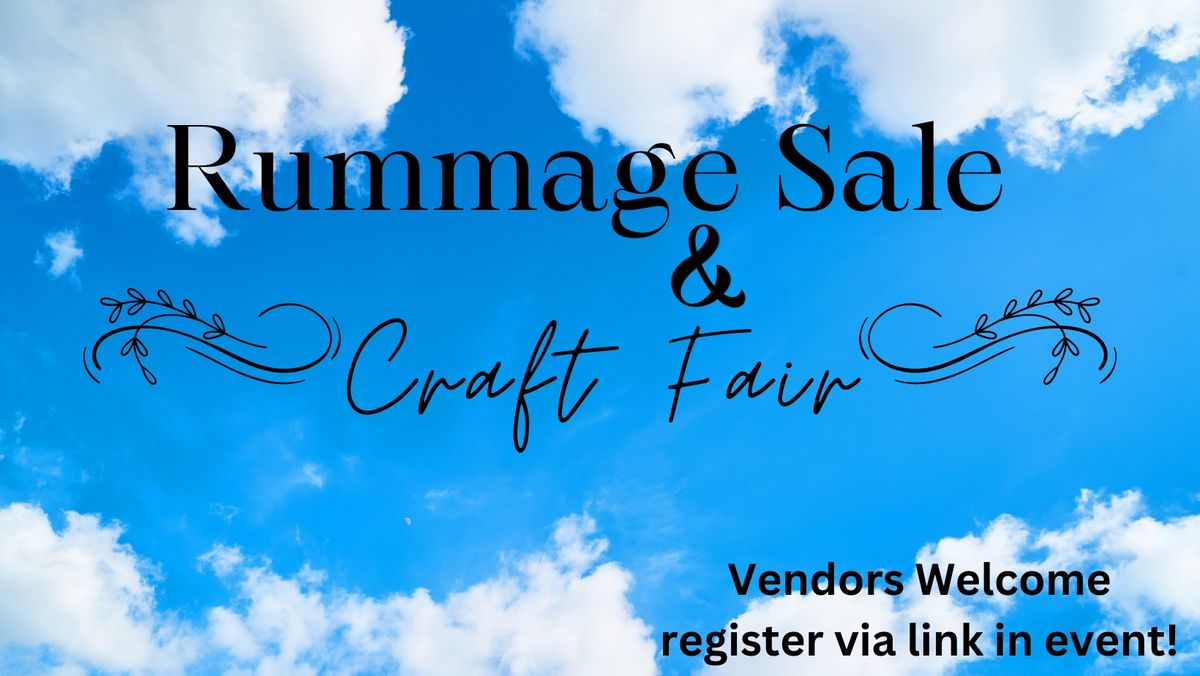 Rummage Sale and Craft Fair Weekend