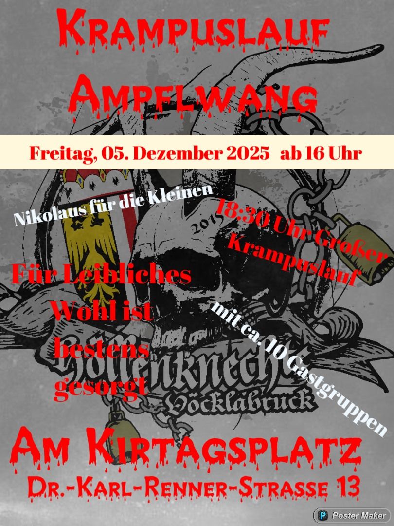 1.GRO\u00dfER KRAMPUSLAUF AMPFLWANG