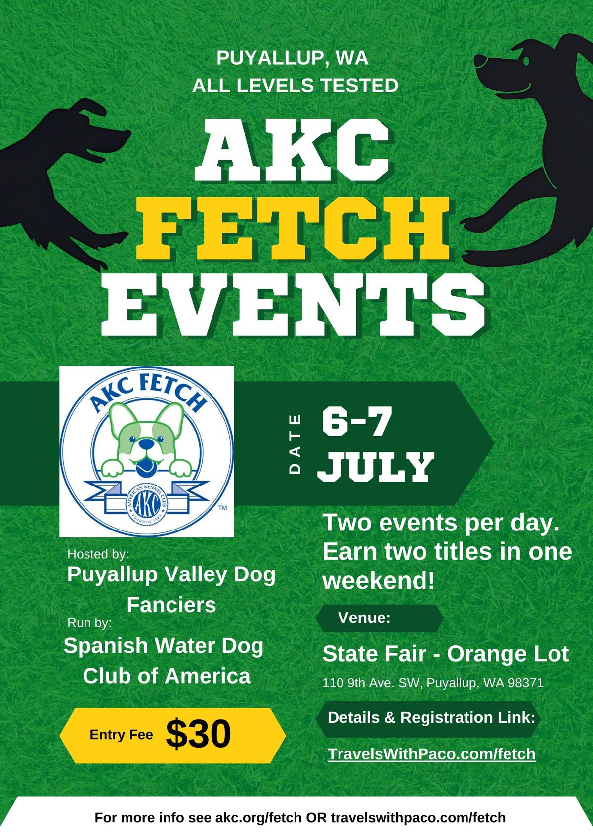 AKC Fetch - Puyallup, WA