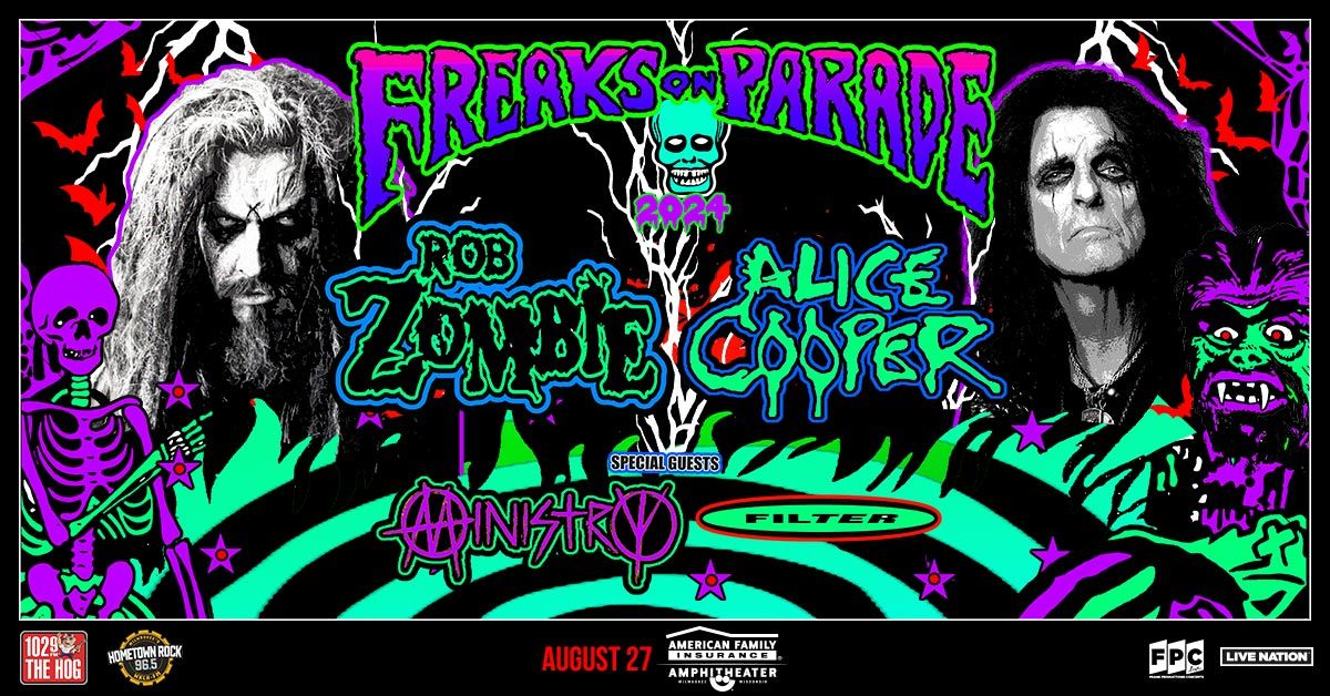 Rob Zombie and Alice Cooper:  Freaks on Parade 2024