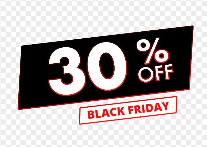 Black Friday 30% OFF EVERYTHING SALE! November 29th 10am-9pm