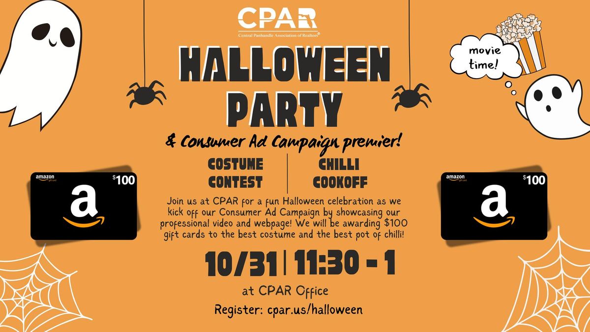 CPAR Halloween Party & Consumer Ad Campaign Premier 