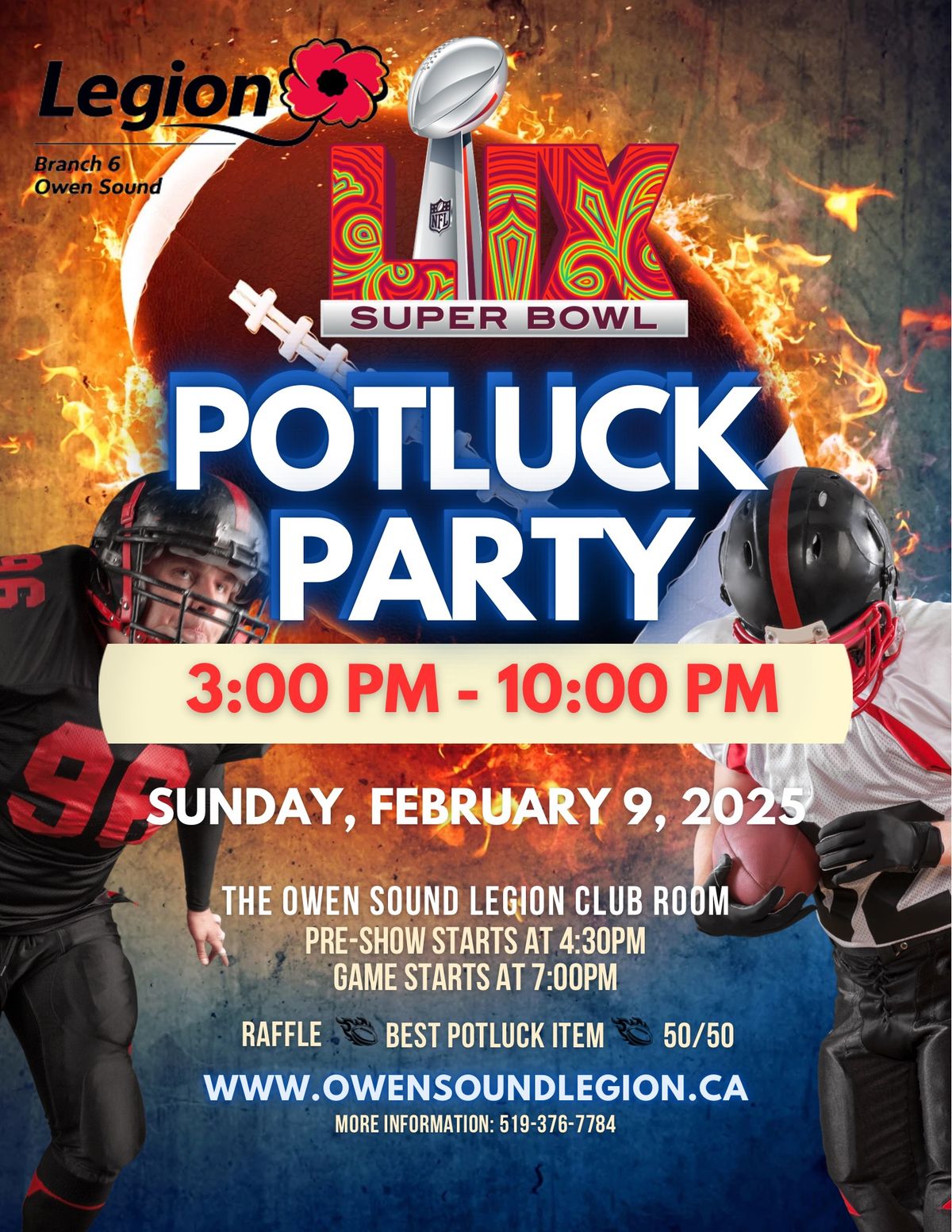 Super Bowl LIX PotLuck Party 