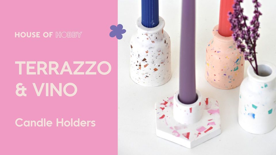 Terrazzo & Vino - Candle Holders