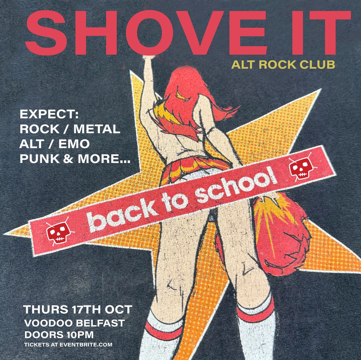 Shove It! Back To School! Alt \/ Rock Club at Voodoo Belfast 17\/10\/24