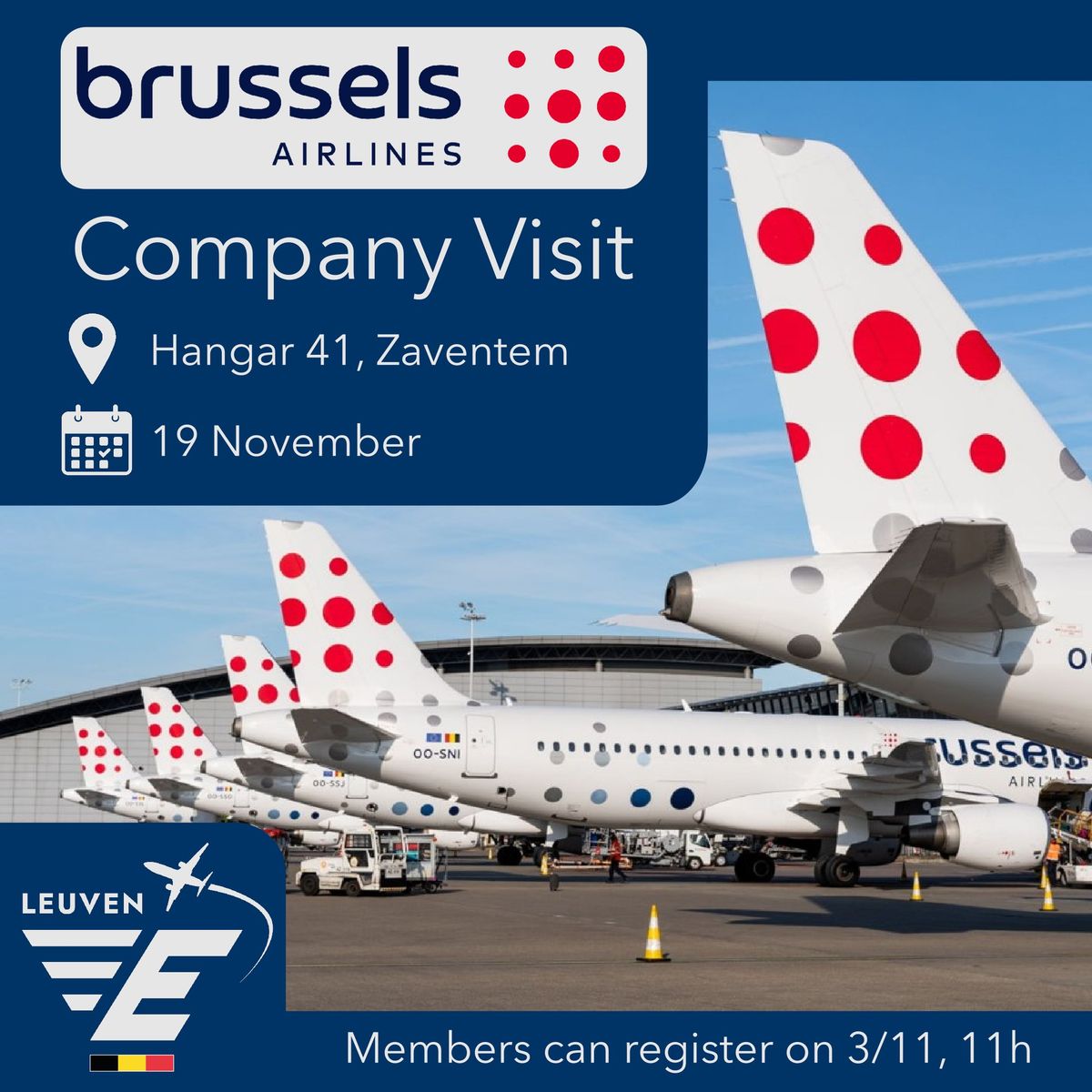 Company visit Brussels Airlines