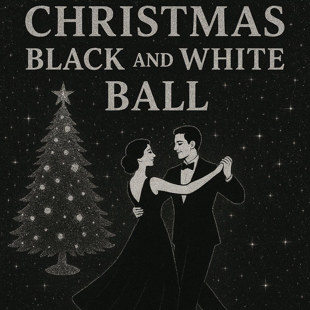 Christmas Black and White Ball