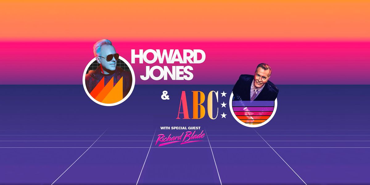 Howard Jones with ABC and Richard Blade