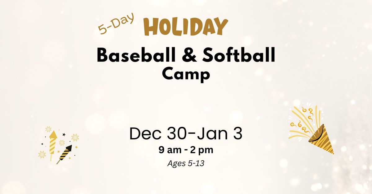 5-Day Holiday Camp | Dec 30-Jan 3 | 9am-2pm