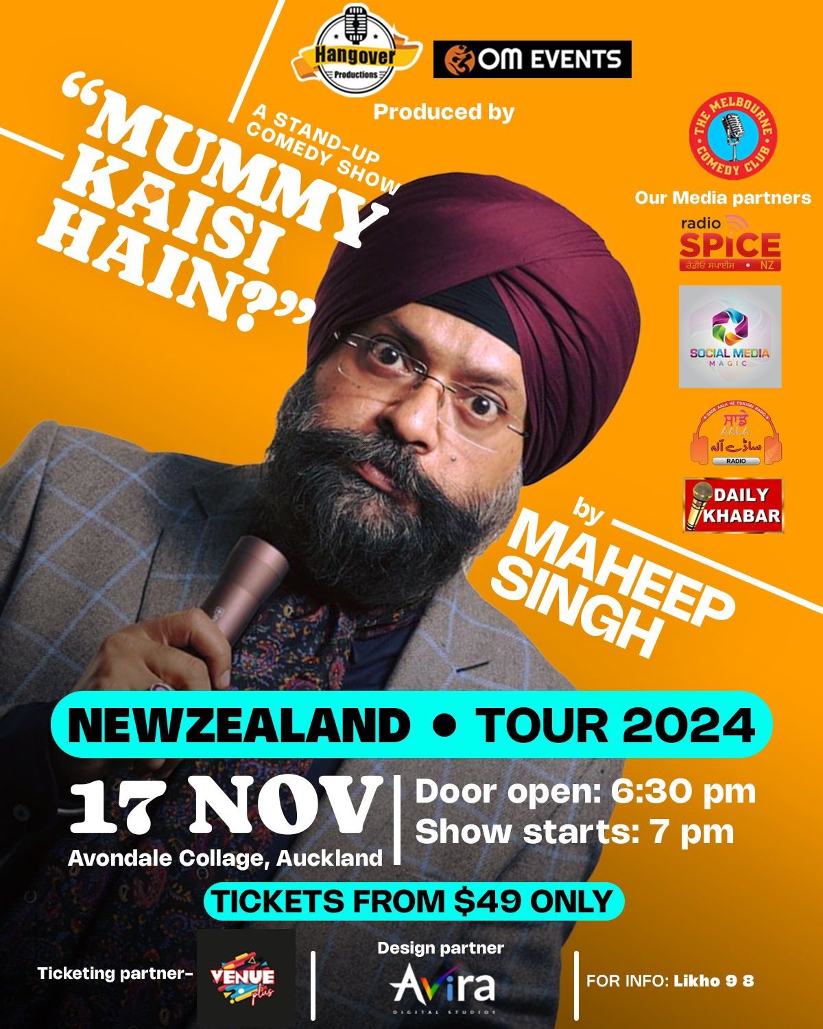 Maheep Singh - Live in Auckland