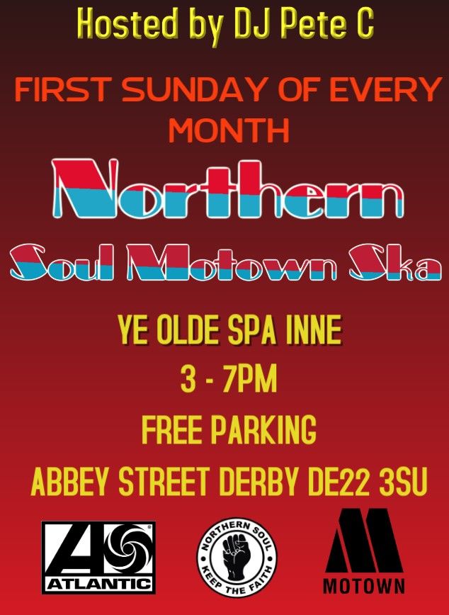 Northern Soul afternoon session - Motown & Ska 1st Sun every month