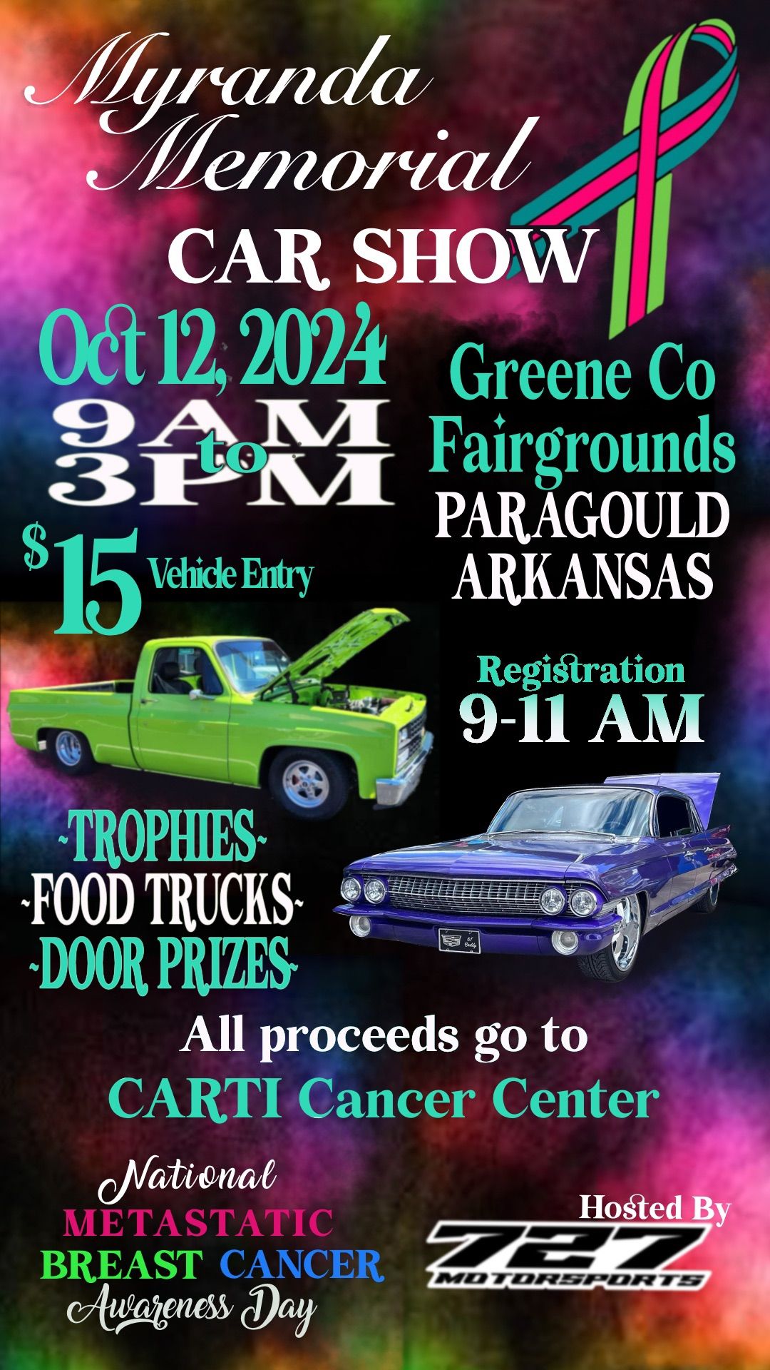 Myranda Memorial Car Show , Greene County Fair, Paragould, 12 October 2024