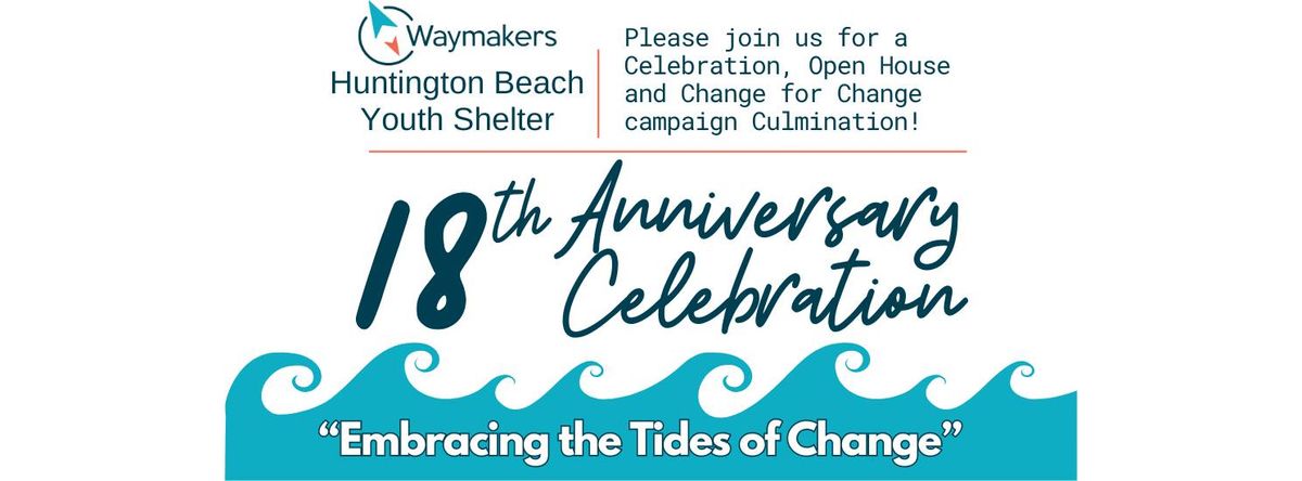 Waymakers HB Youth Shelter 18th Anniversary Celebration