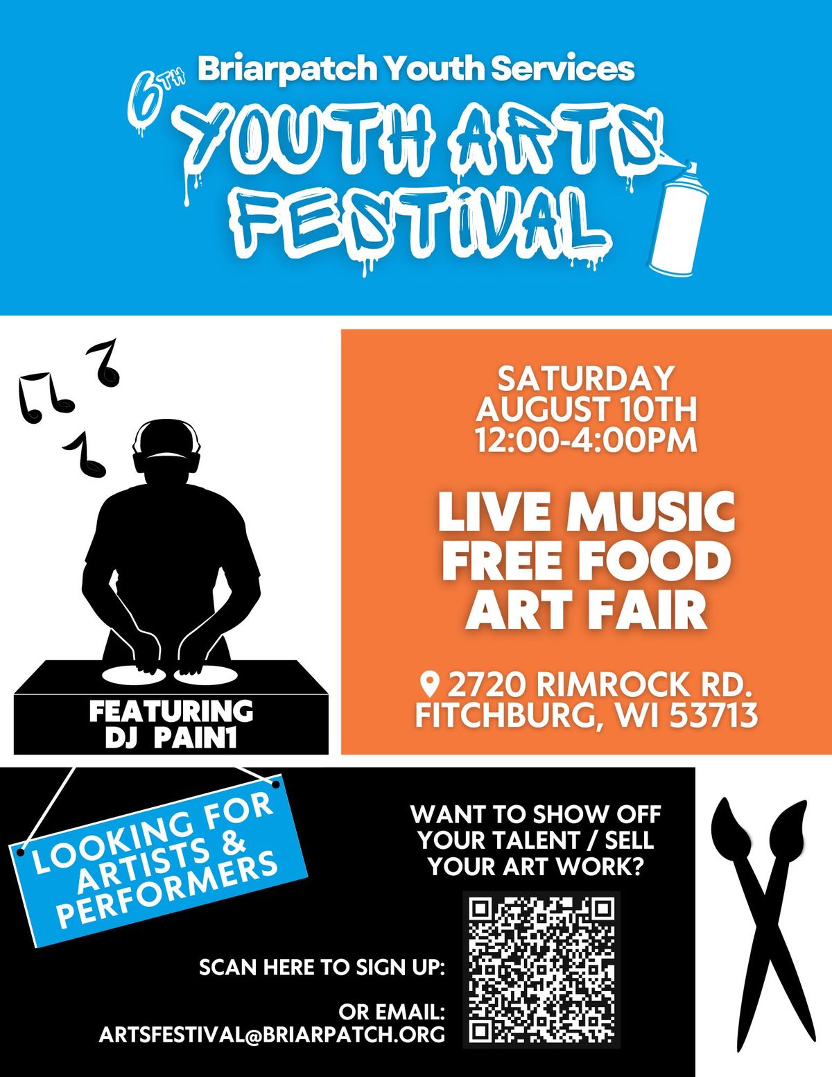 6th Annual Briarpatch Youth Arts Festival