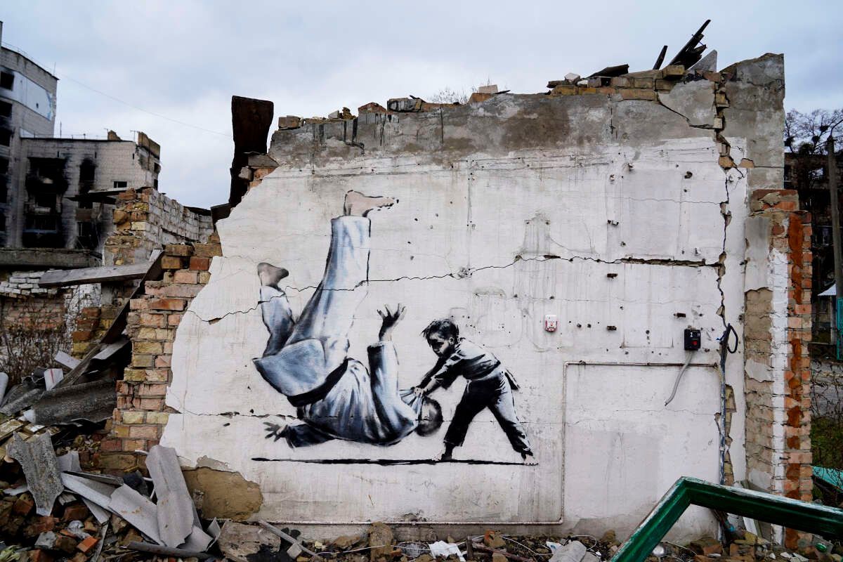 Ap\u00e9ro Arty: "BANKSY, (Street) Artiste engag\u00e9" au LIKE(S) de Nice!