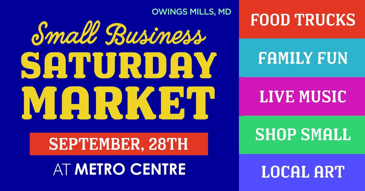 Free Small Business Saturday Event 