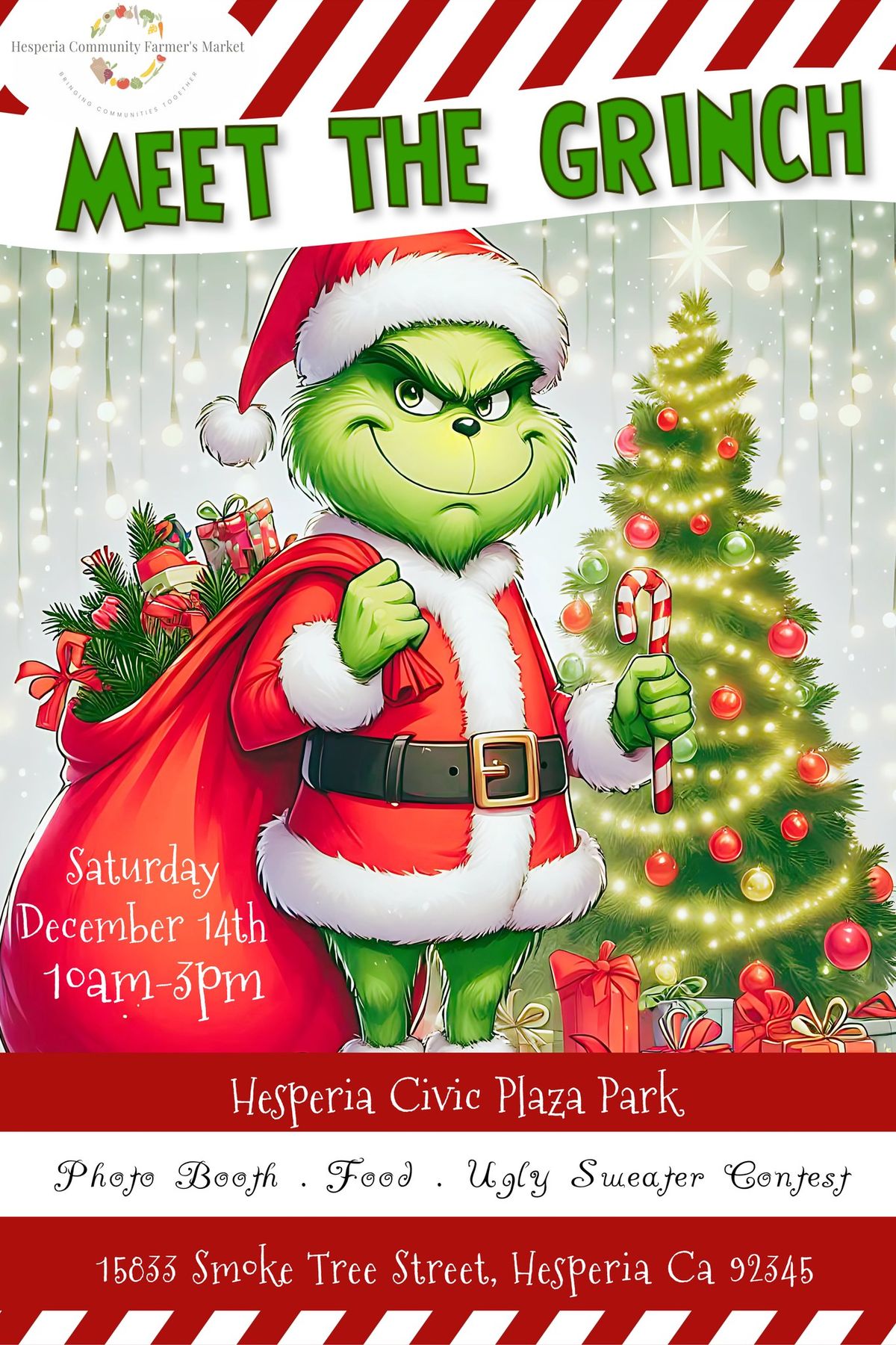 Meet The Grinch @ Hesperia Community Farmer\u2019s Market 