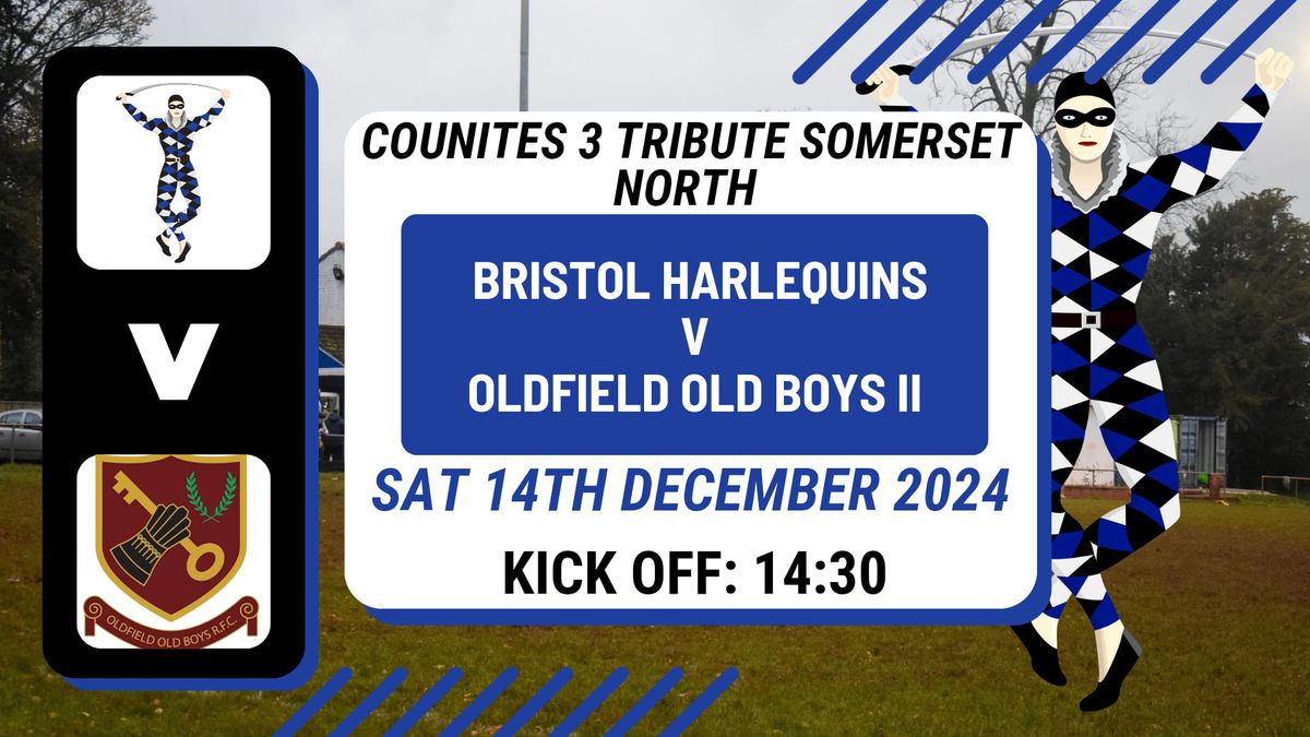 Counties 3 Tribute Somerset North Matchday 12: Bristol Harlequins V  Oldfield Old Boys II