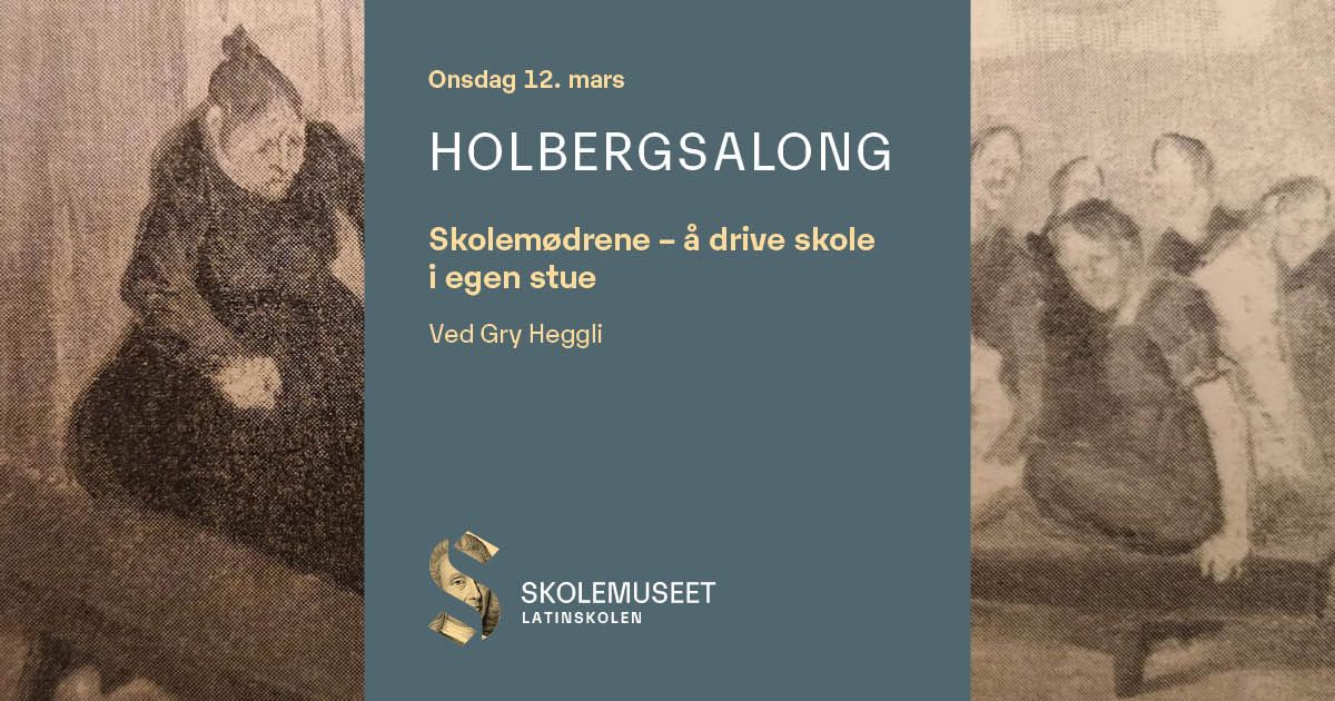 Holbergsalong: Skolem\u00f8drene - \u00e5 drive skole i egen stue ved Gry Heggli