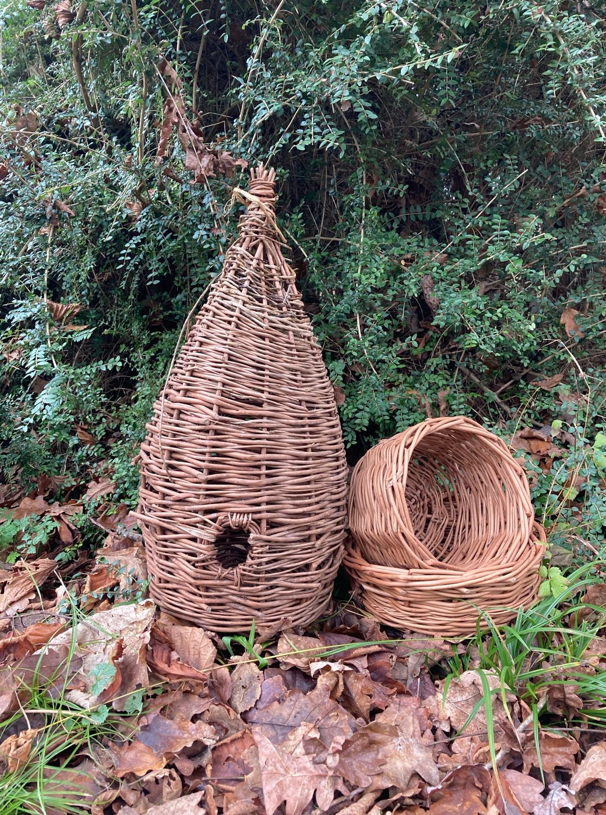 Create a willow ornamental birdhouse