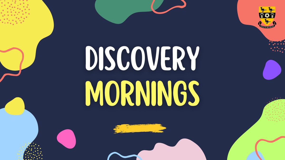 Free Discovery Morning - Stay & Play