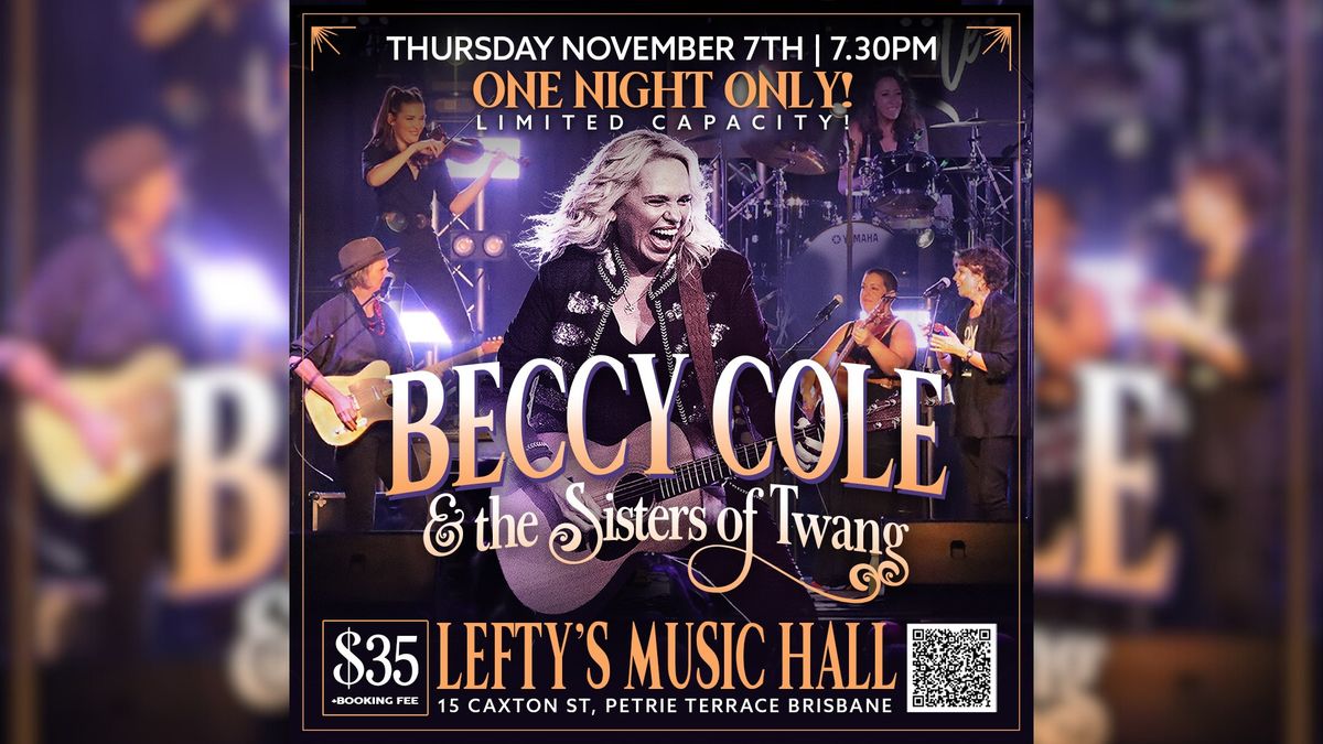 Beccy Cole & the Sisters of Twang | Lefty's Music Hall