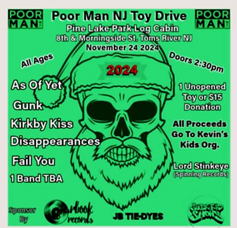 Poor Man NJ Annual Xmas Toydrive 