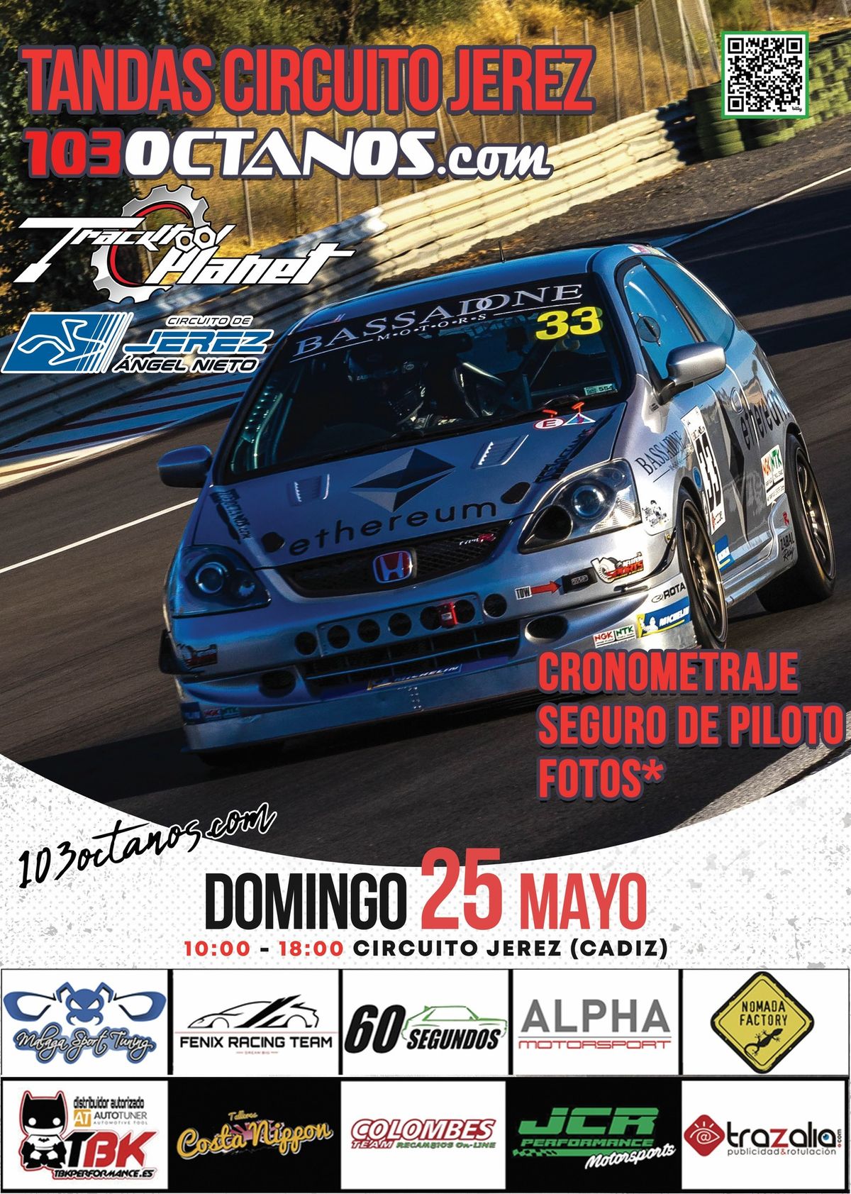 TANDA (TRACK DAY) CIRCUITO JEREZ 25.05.2025