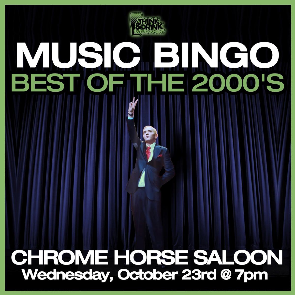 2000's Music Bingo @ Chrome Horse Saloon (Cedar Rapids, IA) \/ Wed Oct 23rd @ 7pm