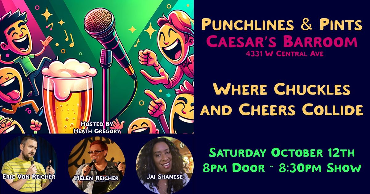 Punchlines and Pints at Caesar\u2019s Barroom