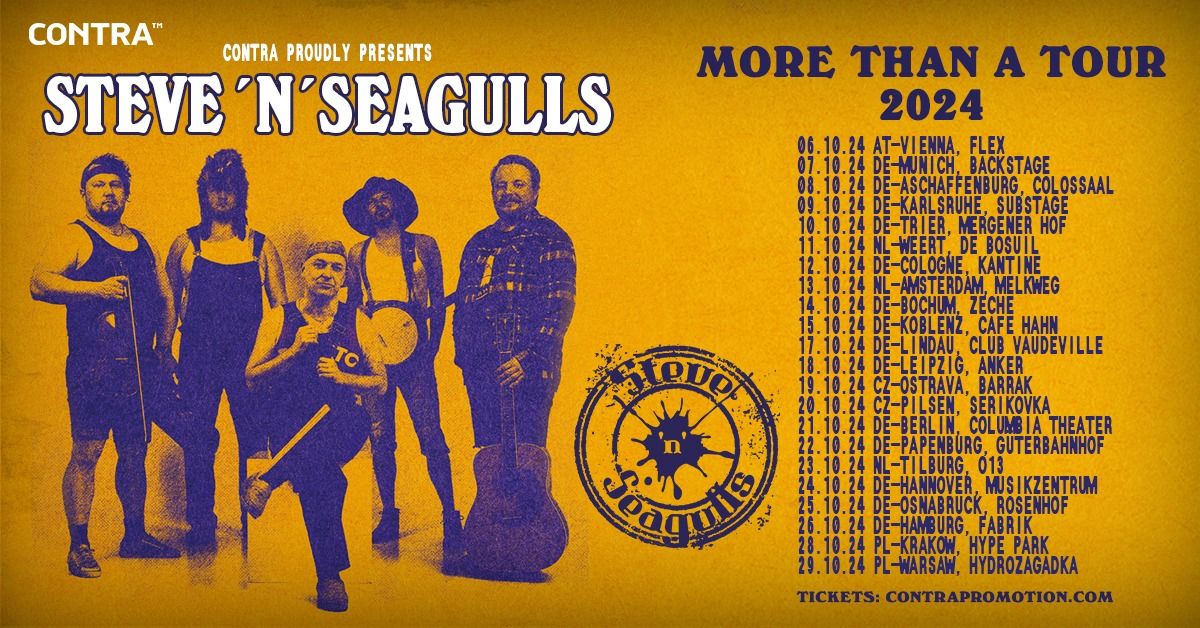 Steve'n'Seagulls - More than a Tour | Hamburg