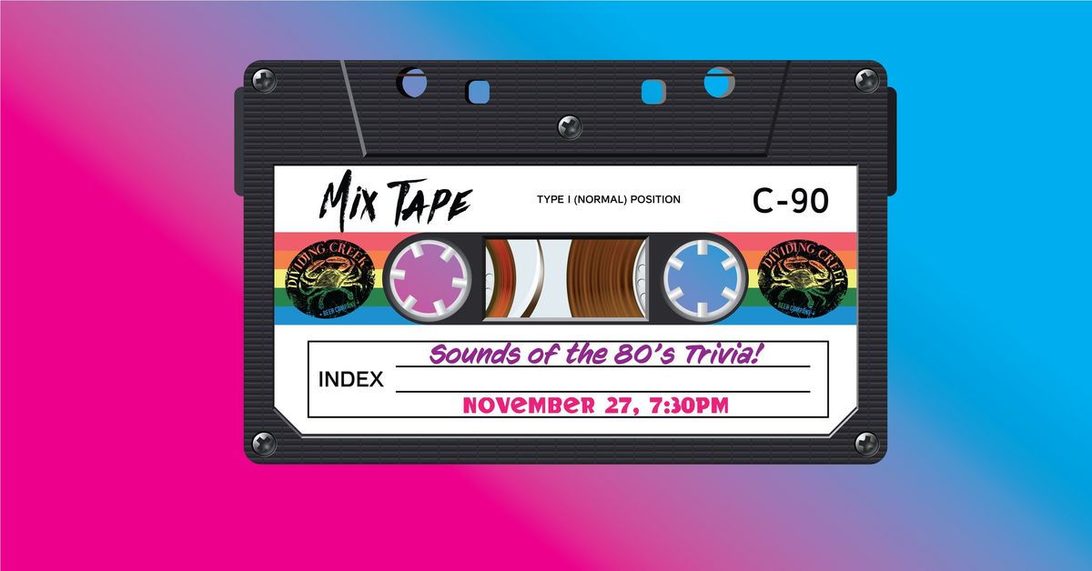 (Thanksgiving Eve) Trivia @ DCBC: Sounds of the 80's!