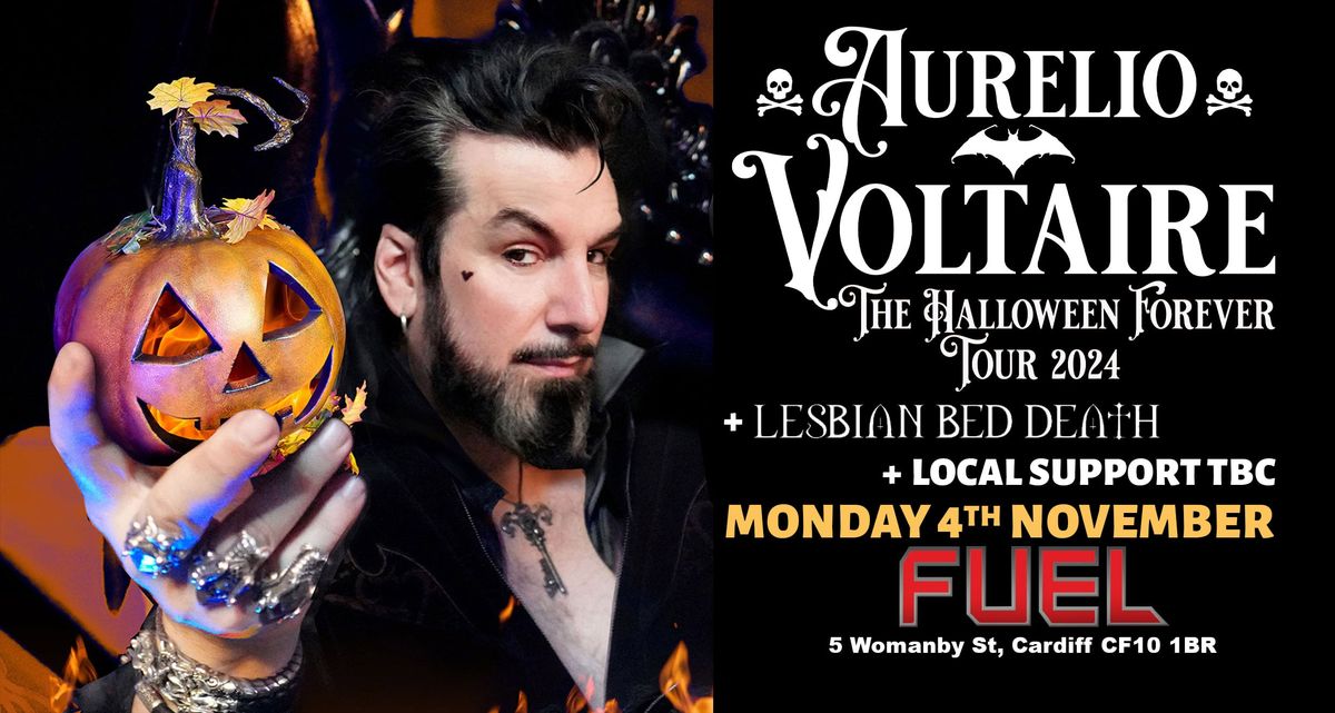 AURELIO VOLTAIRE - The Halloween Forever UK Tour 2024 + Lesbian Bed Death