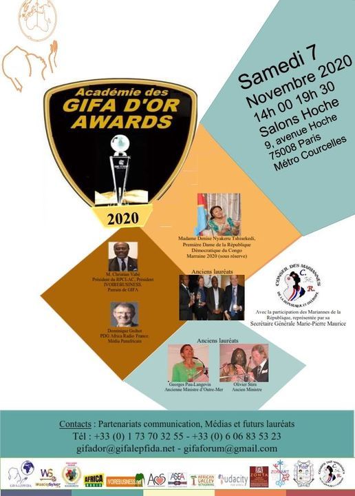 Journ\u00e9e de gala de remise des GIFA D'OR de l'association GIFA LEPFIDA International