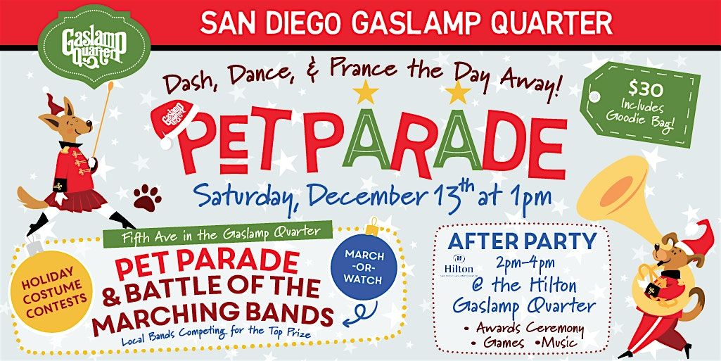 Gaslamp Holiday Pet Parade