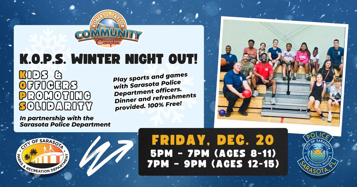 K.O.P.S. (Kids and Officers Promoting Solidarity) Winter Night Out