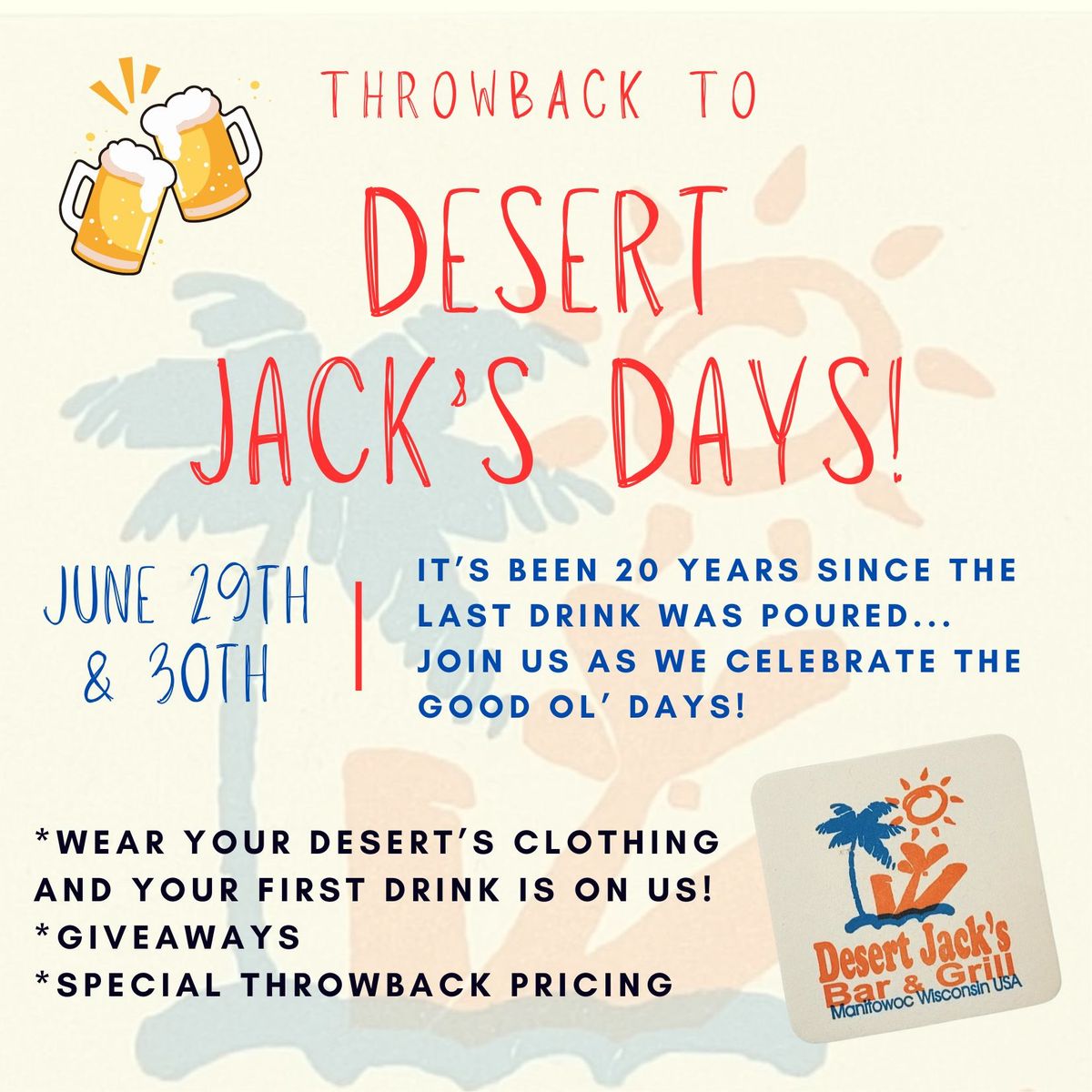 Throwback to Desert Jack's Days!