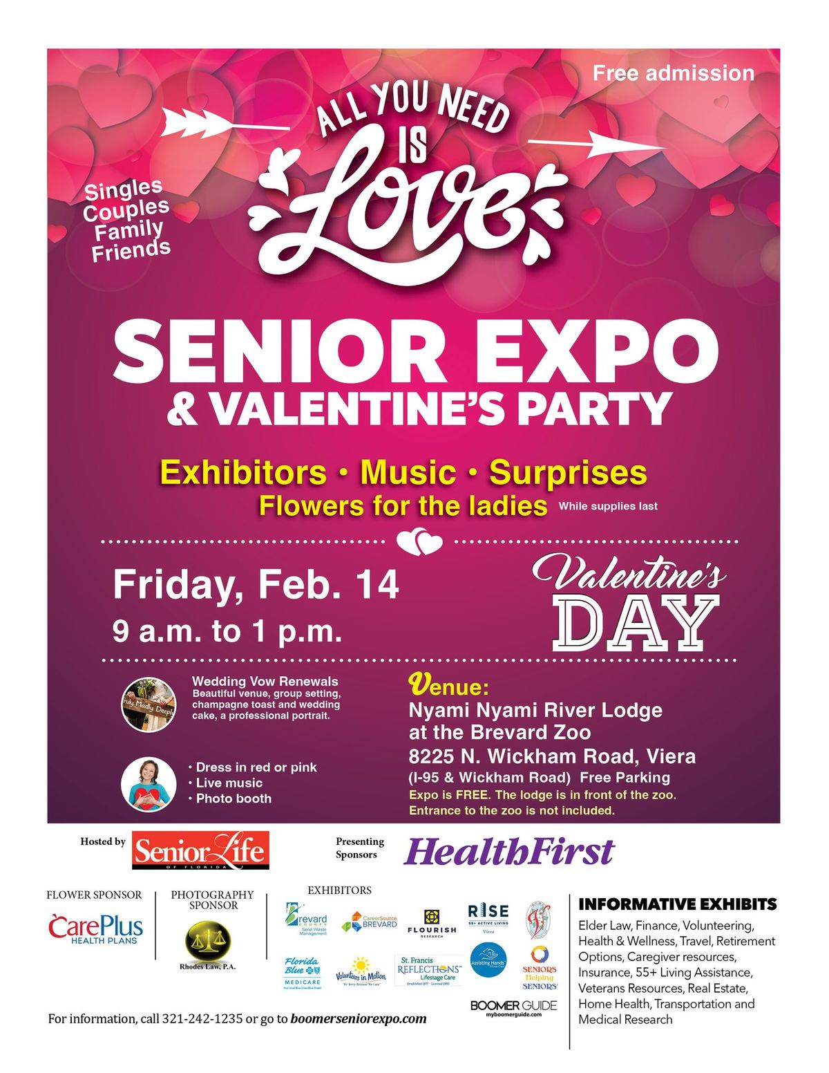 \u201cLove is All You Need\u201d Senior Expo & Valentine's Party