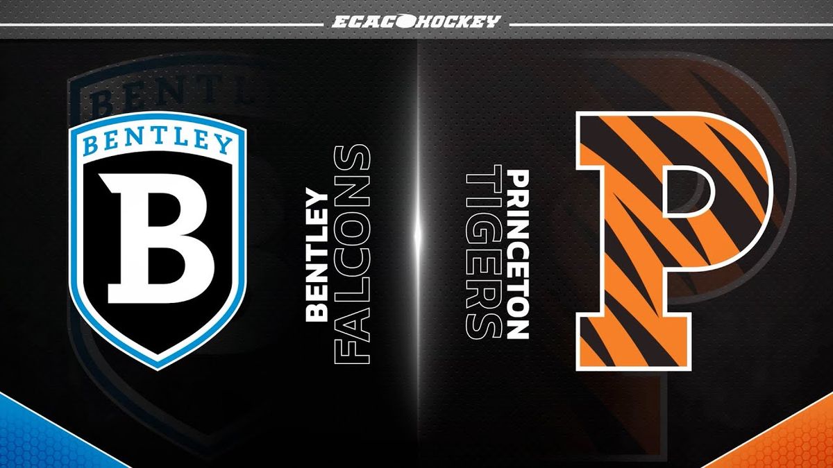 Princeton Tigers at Bentley Falcons Mens Hockey at Bentley Arena