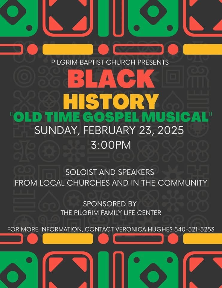 Black History Musical Program "Old Time Gospel Music"