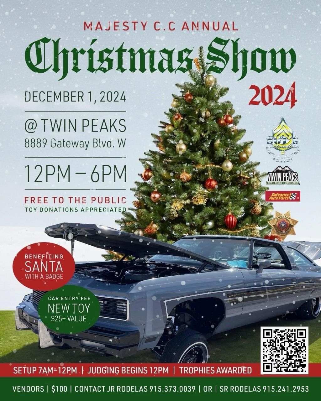 MAJESTY C.C. Xmas Toy Drive Car Show