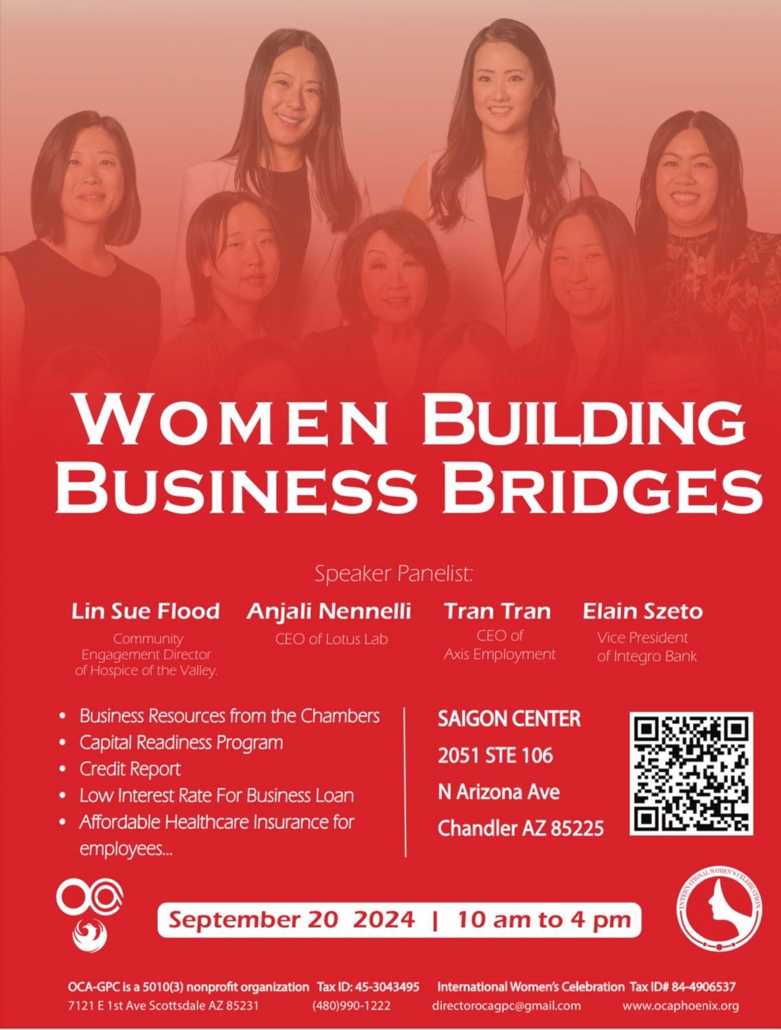 WOMEN BUILDING BUSINESS BRIDGES FOR TOMORROW!