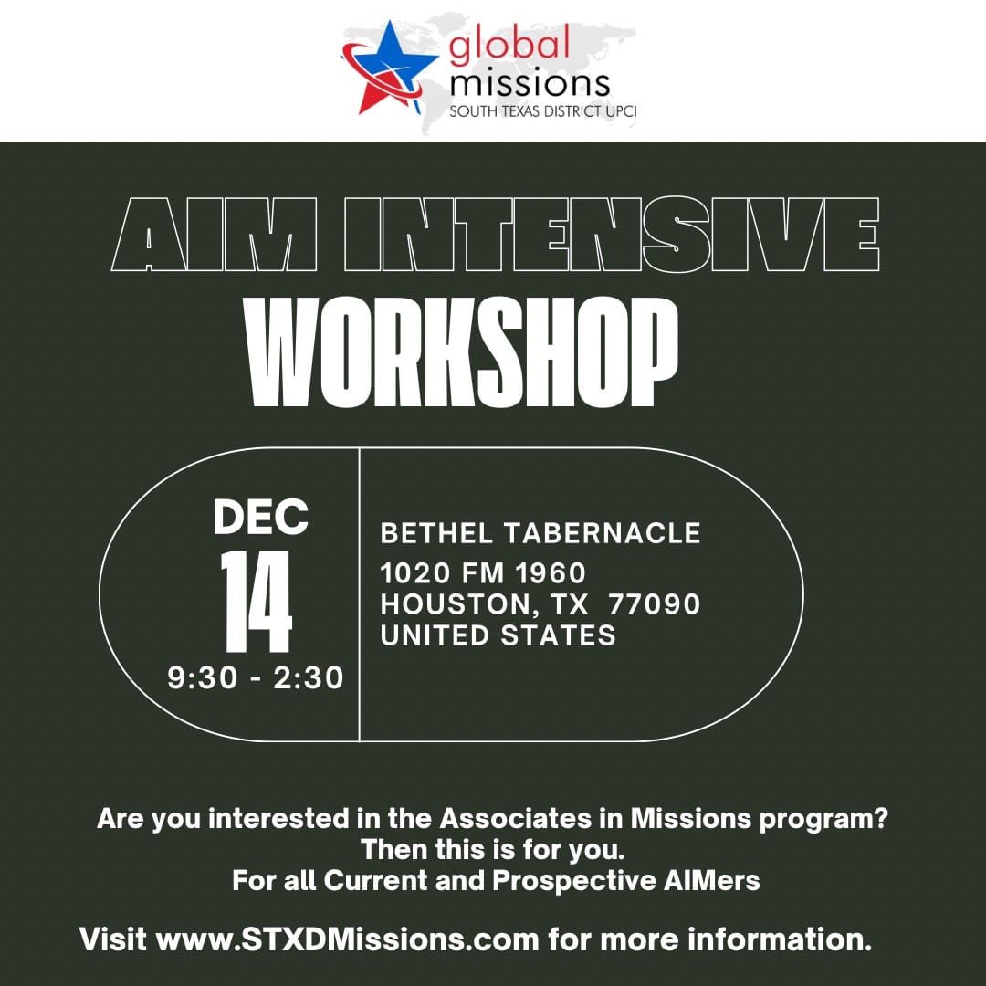 Associate In Missions (AIM) Workshop