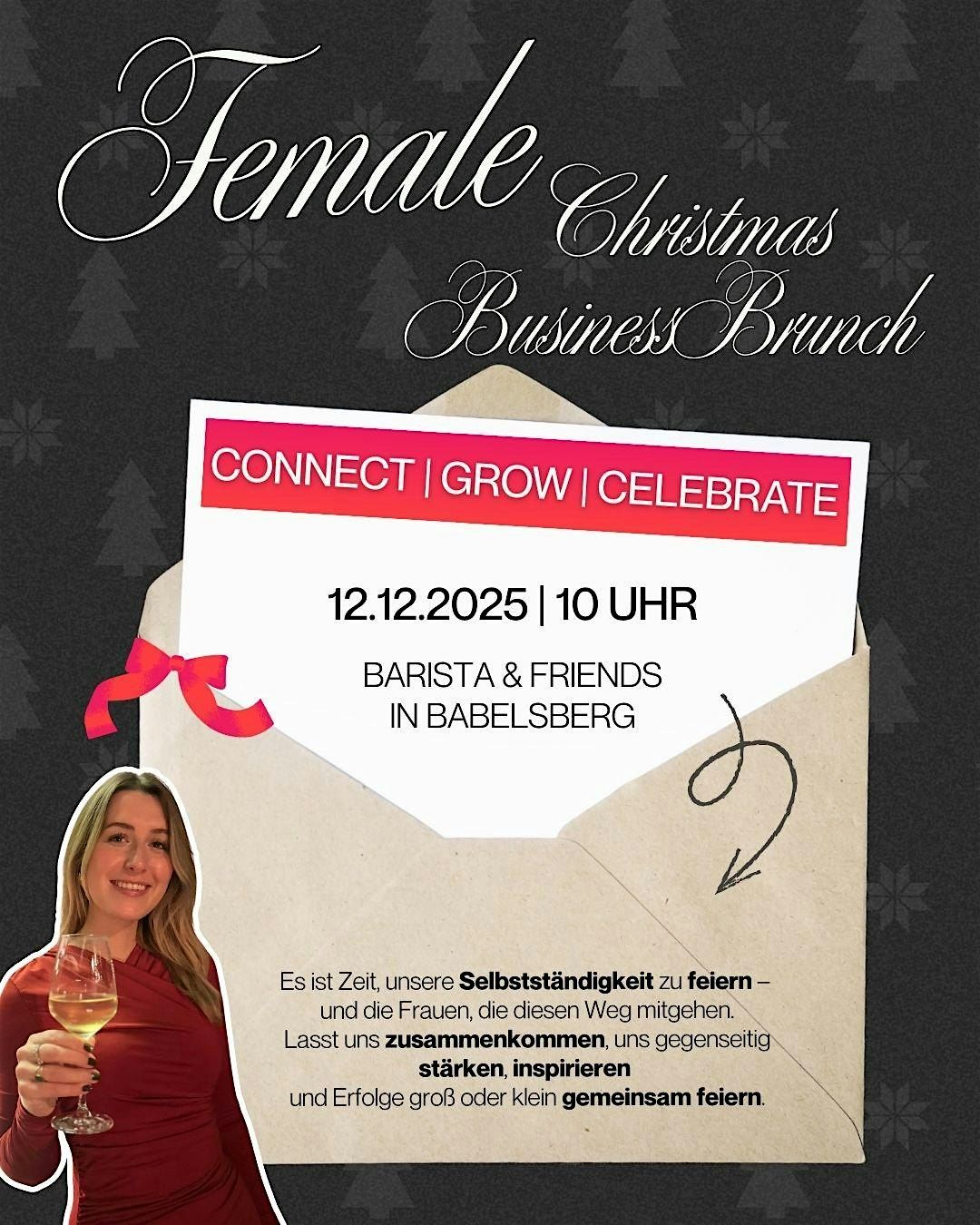 Female Christmas Business Brunch