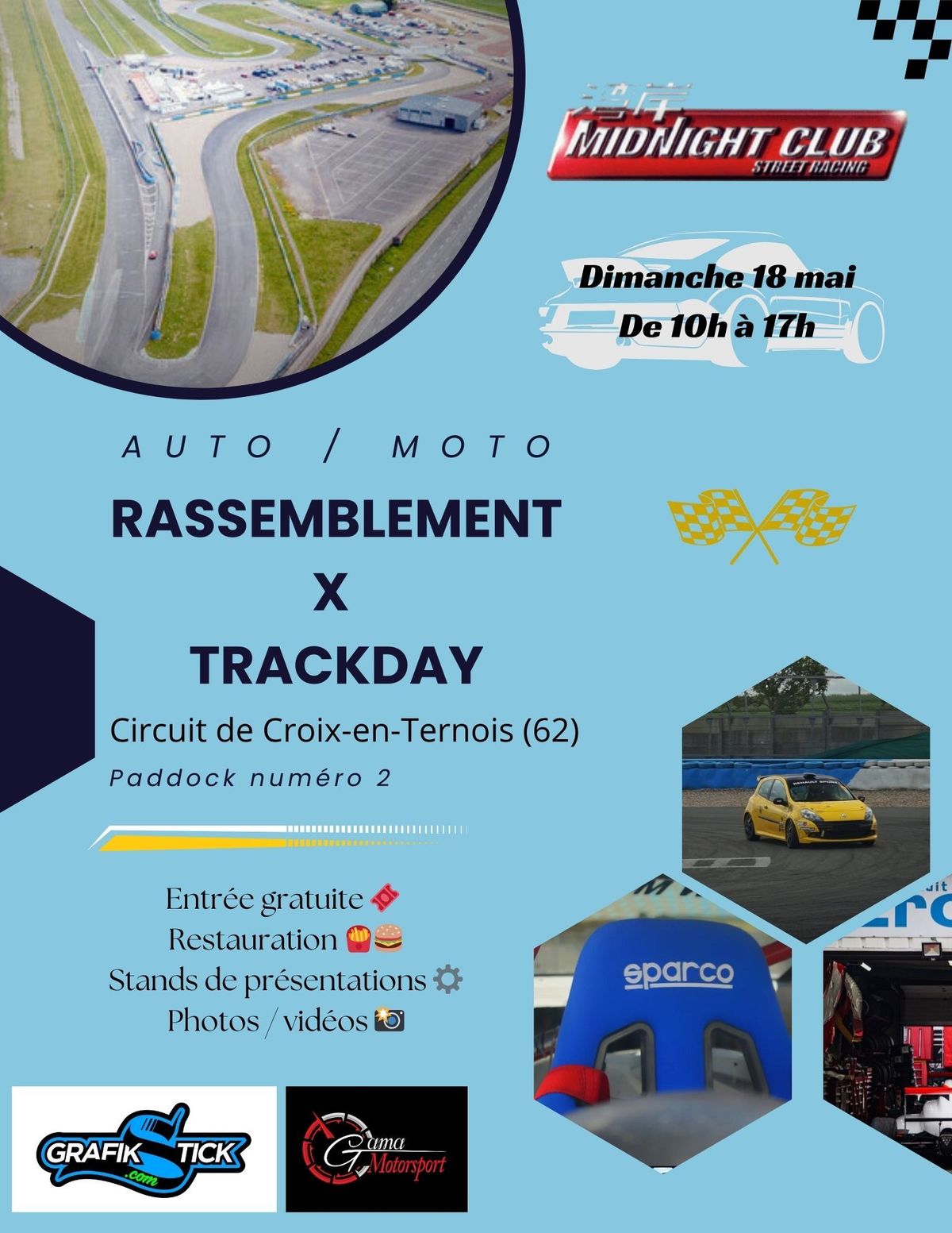 Rassemblement Midnight x Trackday