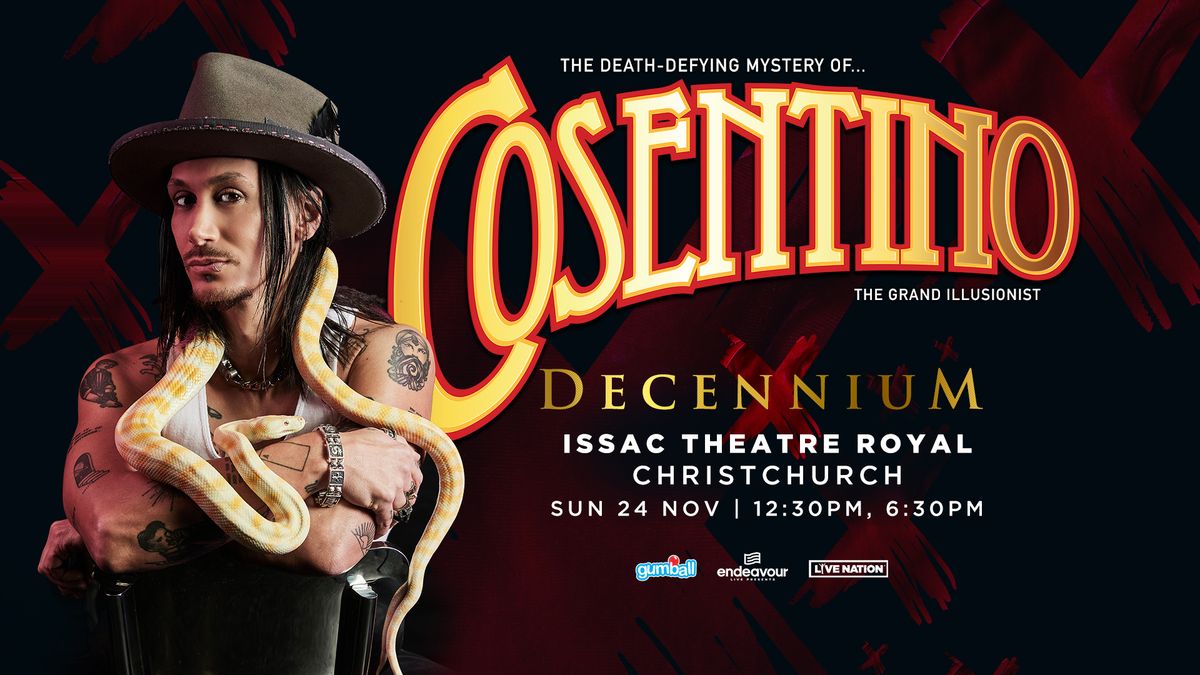 Cosentino ' Decennium' Greatest Hits Tour - Christchurch