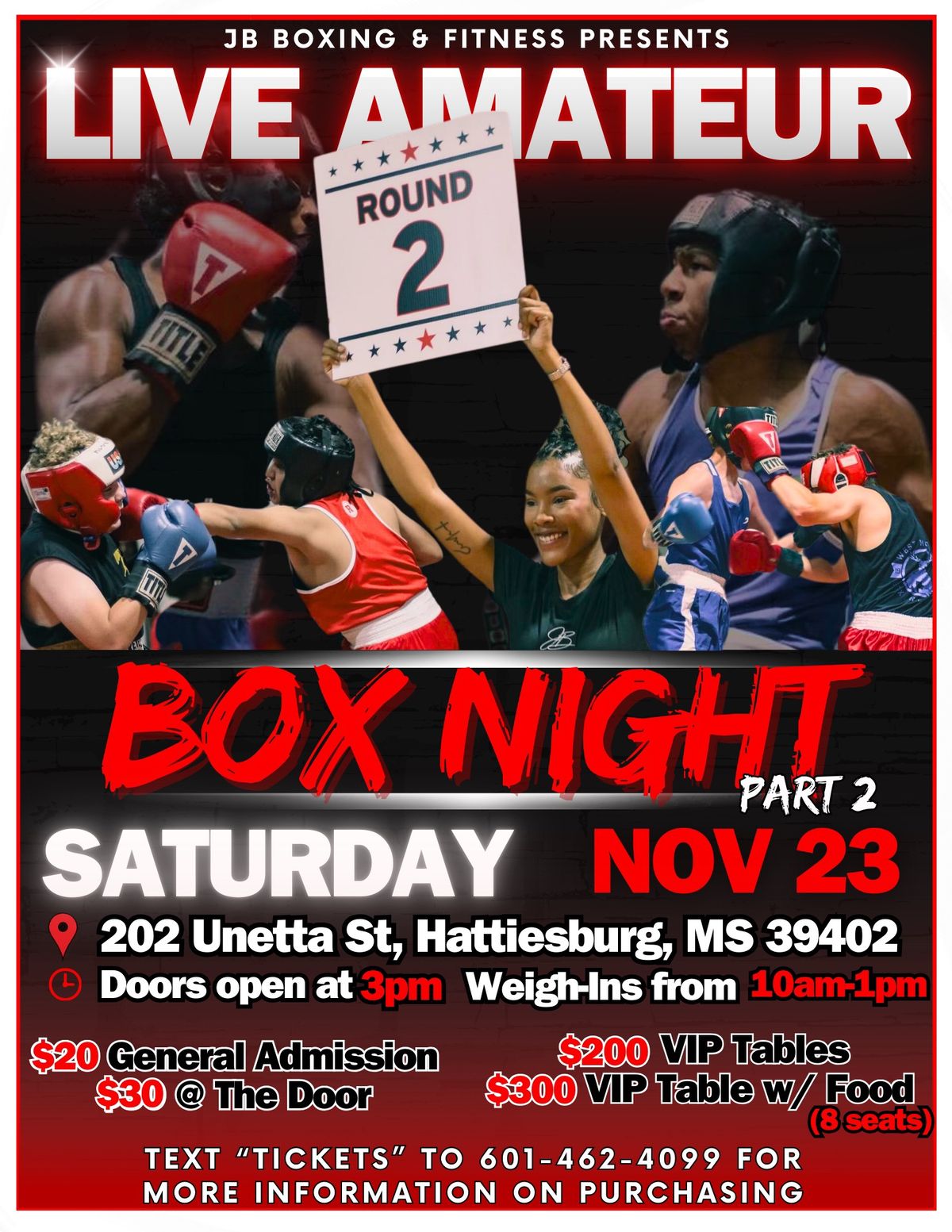 Live Amateur Box Night \ud83e\udd4a