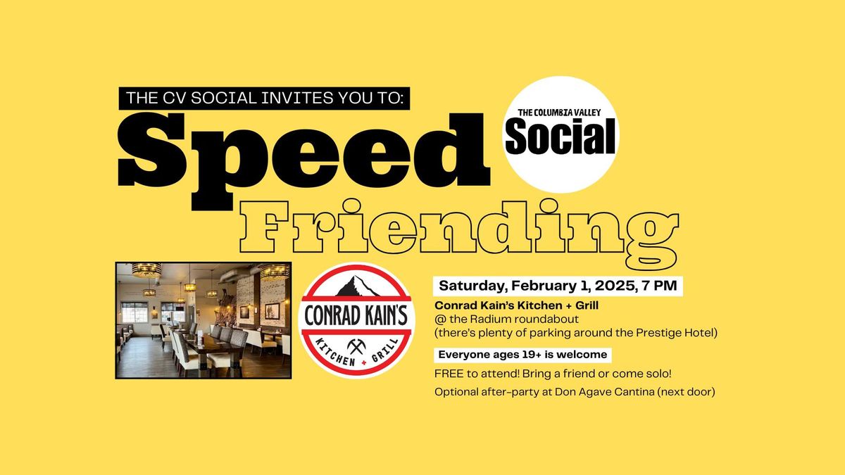 Speed-friending with the CV Social