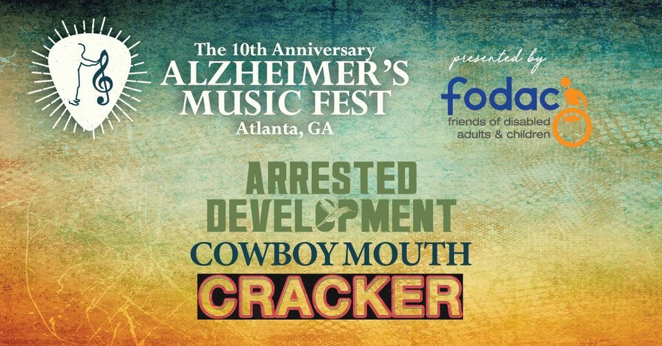 10th Annual Alzheimer's Music Fest ft. Arrested Development, Cowboy Mouth, Cracker + More