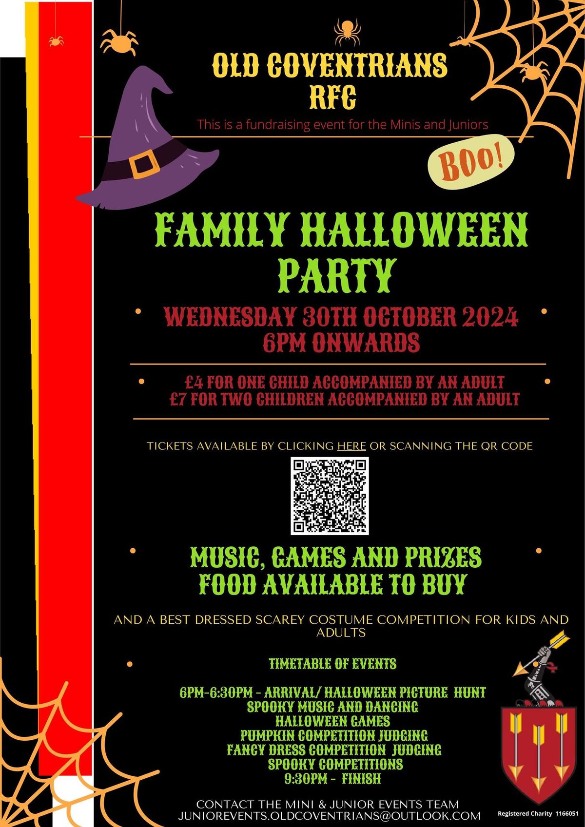 Mini and Juniors Halloween Party 2024